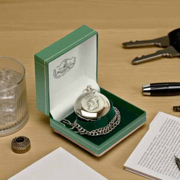 Mullingar Pewter Pocket Watch – Map of Ireland Design - Irish Gifts