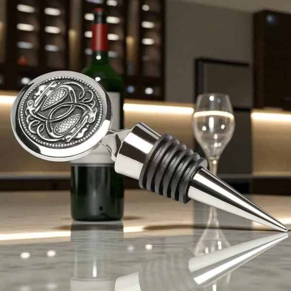 Celtic Birds Wine Stopper – Inspired by the Book of Kells - Accessories