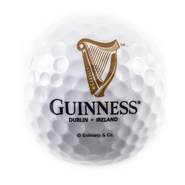 Guinness Golf Balls – Official Set of Three - Irish Bar/Guinness - Image 1