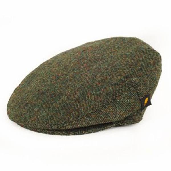 Donegal Tweed Flat Cap - Salt and Pepper Green - Donegal Tweed - Image 1