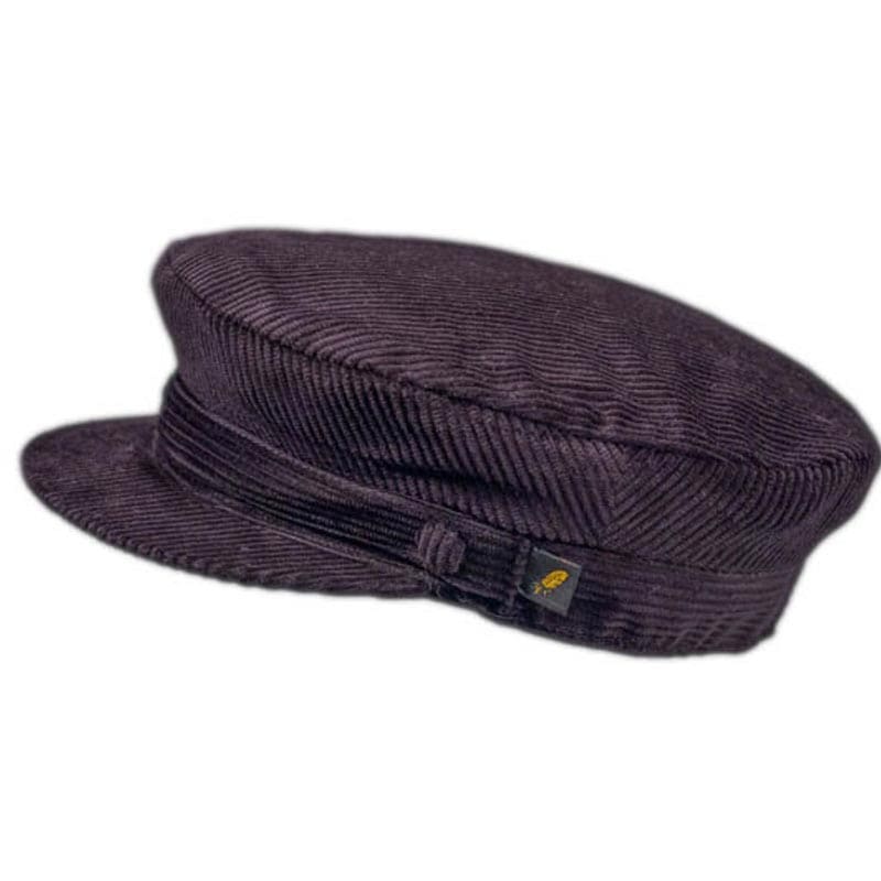 Black Corduroy Skipper Cap - Hatman of Ireland - Hats | Caps | Clothing - Image 3