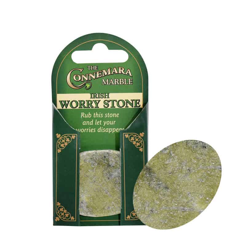 Connemara Marble Worry Stone - Why Worry – JC Walsh - Connemara Marble