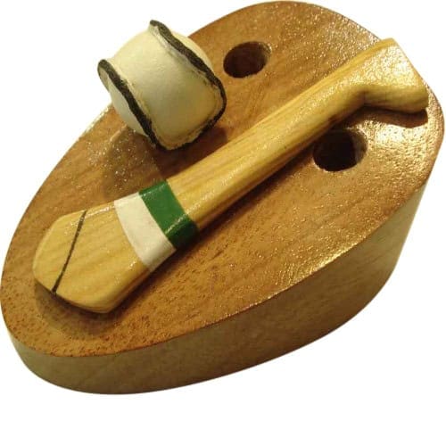 Hurling Penholder - Limerick Green and White - Decorative Bar Stuff