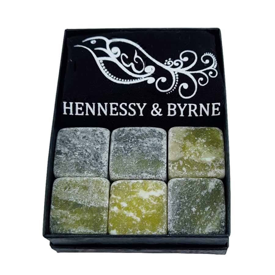 Connemara Marble Whiskey Stones – 6 Pack Gift Set - Connemara Marble