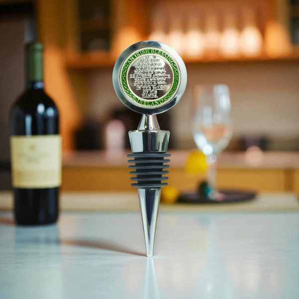 Ireland Wine Bottle Stopper - Irish Blessing - Irish Bar/Guinness