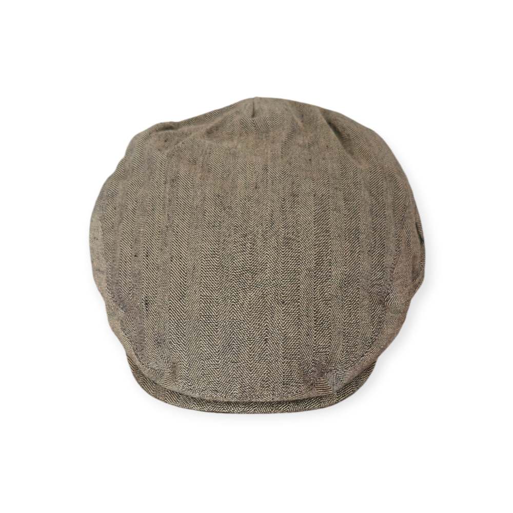 Irish Linen Dubliner Cap – Driftwood Brown - Hats | Caps | Clothing - Image 1