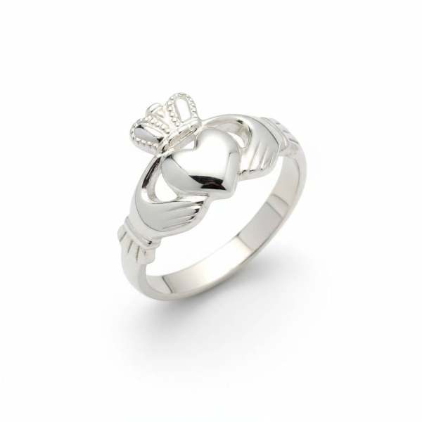 Sterling Silver Claddagh Ring – “Neasa” by Fadó Jewellers - St Patricks Day