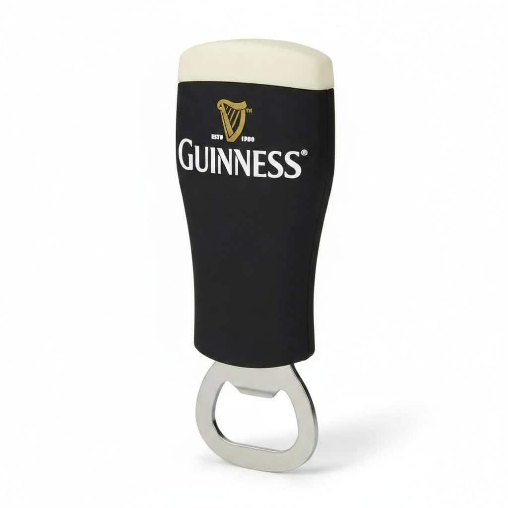 Guinness PVC Bottle Opener Magnet – Pint of Guinness Design - Irish Bar/Guinness
