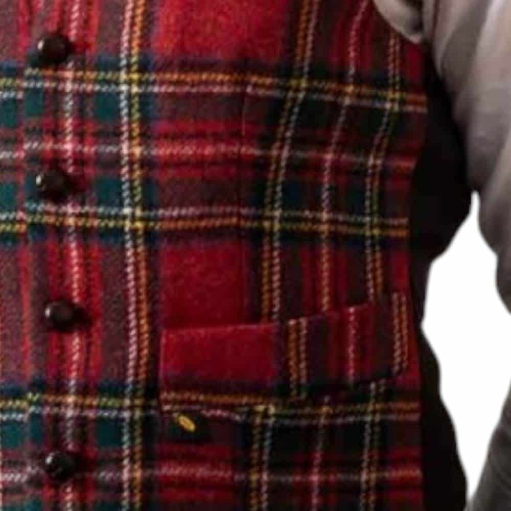Royal Stewart Tartan Vest Waistcoat by Hatman of Ireland - Tweed Clothing - Image 1