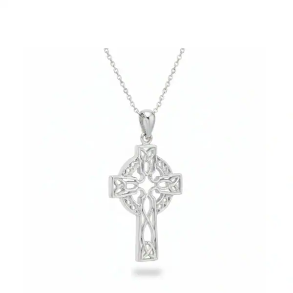 Sterling Silver Celtic Cross – Filigree Design - Irish Gifts