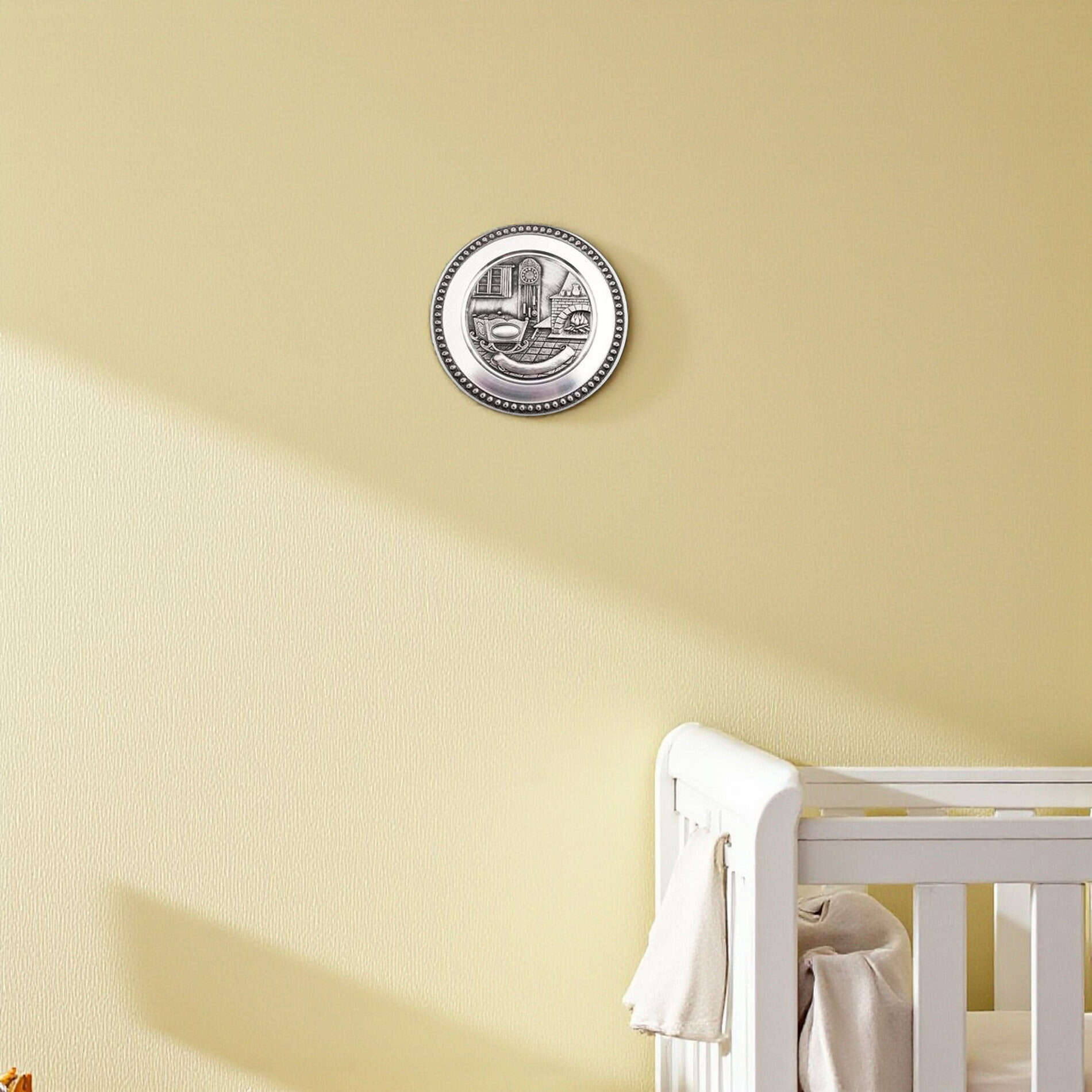 Mullingar Pewter Baby Plaque – Personalised Irish Gift - Irish Gifts