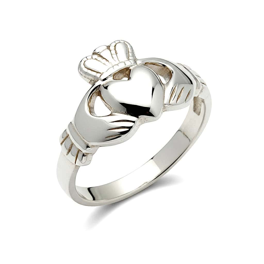 The “Shannon” Sterling Silver Claddagh Ring by Fadó Jewellers - St Patricks Day