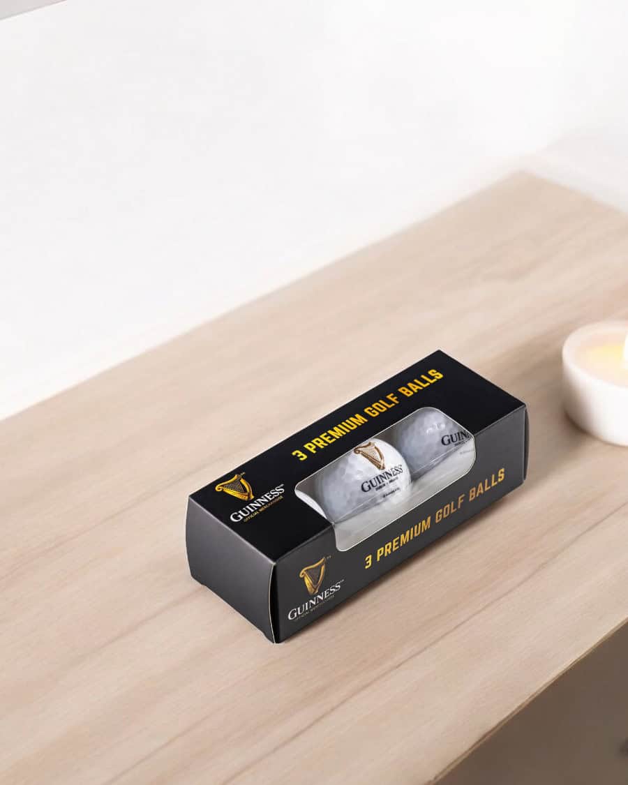 Guinness Golf Balls – Official Set of Three - Irish Bar/Guinness