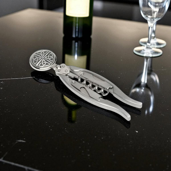 Four Trinity Knots Winged Corkscrew – Mullingar Pewter - Accessories
