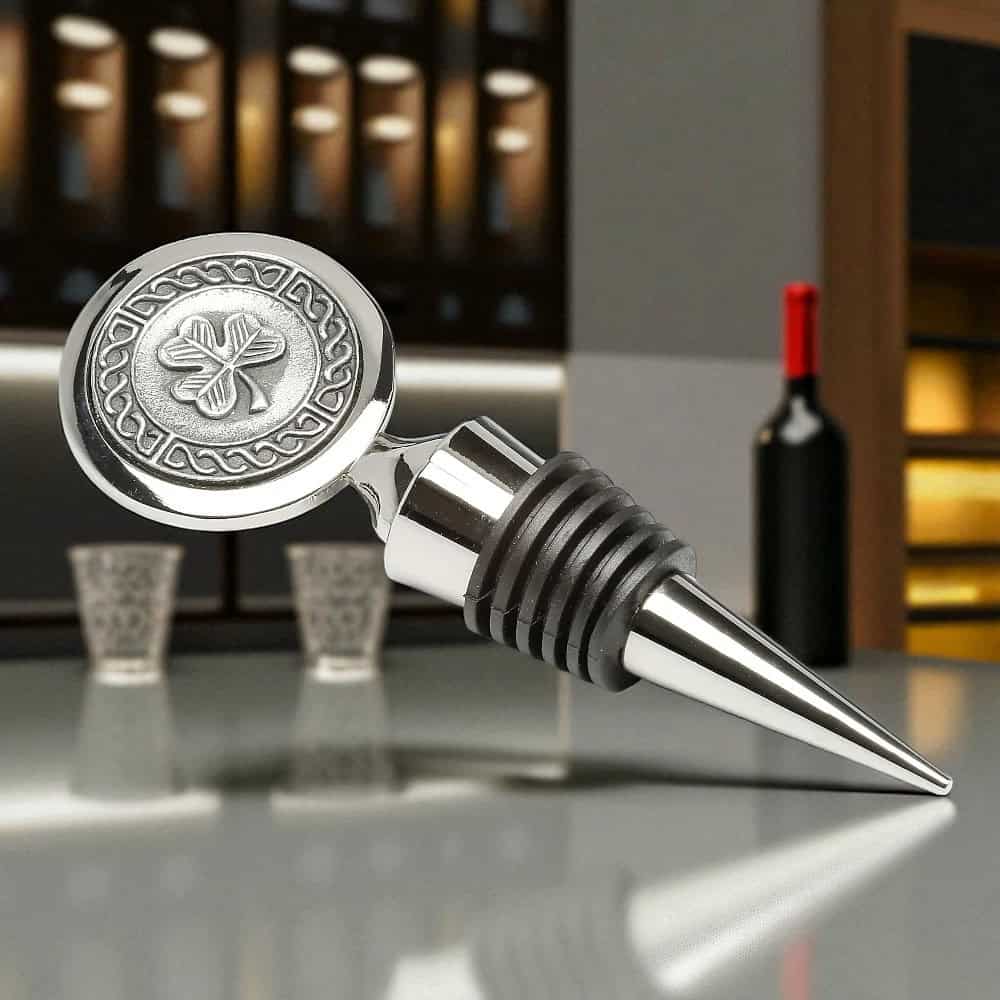 Shamrock Wine Stopper – Handmade in Ireland - Accessories