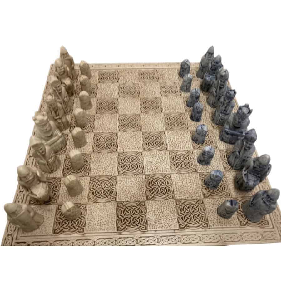 Isle of Lewis Chess Set – Historic Viking Replica with Irish Connection - Irish Gifts - Image 2