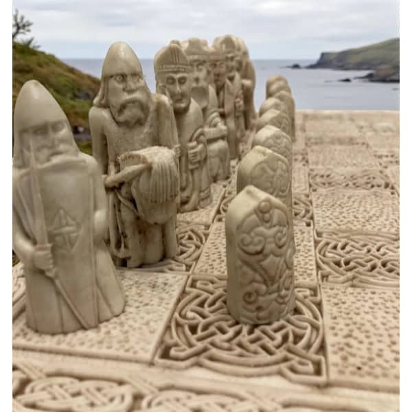 Isle of Lewis Chess Set – Historic Viking Replica with Irish Connection - Irish Gifts - Image 1