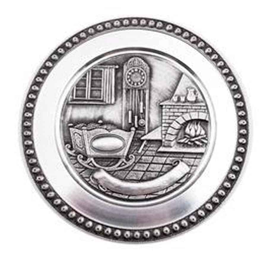 Mullingar Pewter Baby Plaque – Personalised Irish Gift - Irish Gifts - Image 1