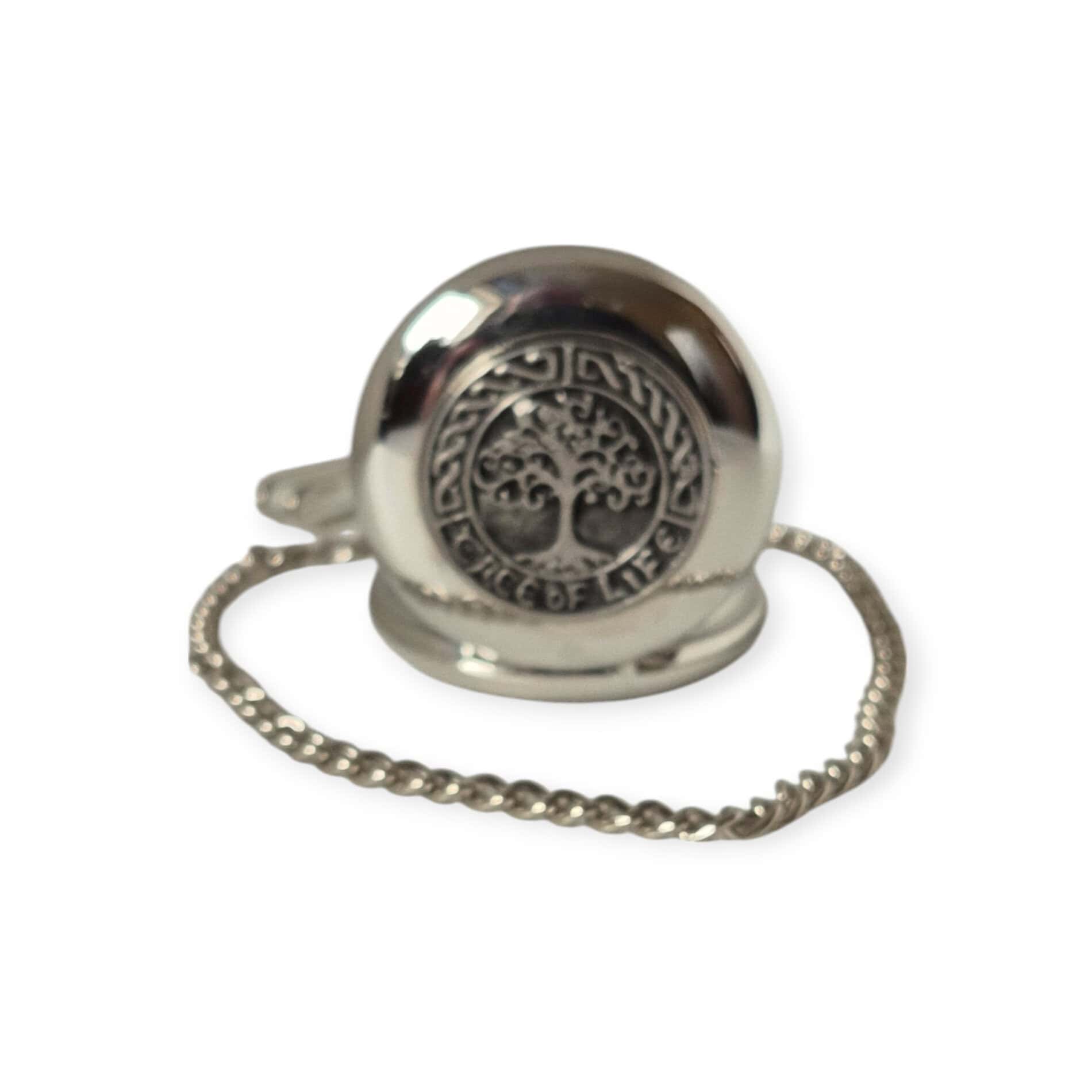 Mullingar Pewter Pocket Watch – Tree of Life Design - Irish Gifts - Image 5