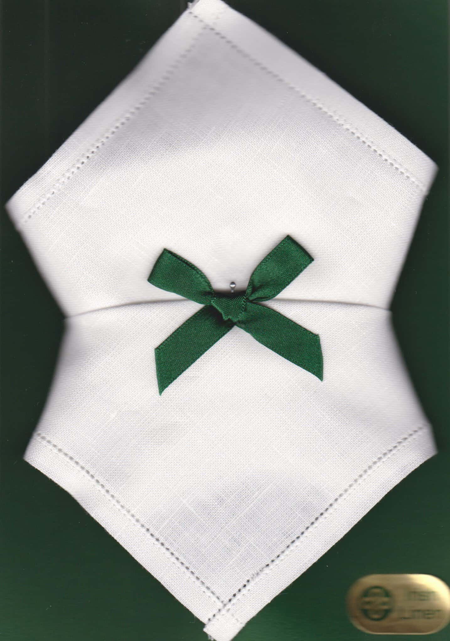 Irish Linen Womans Handkerchief - Plain Edge - 2 Pack - Baby & Christening Gifts