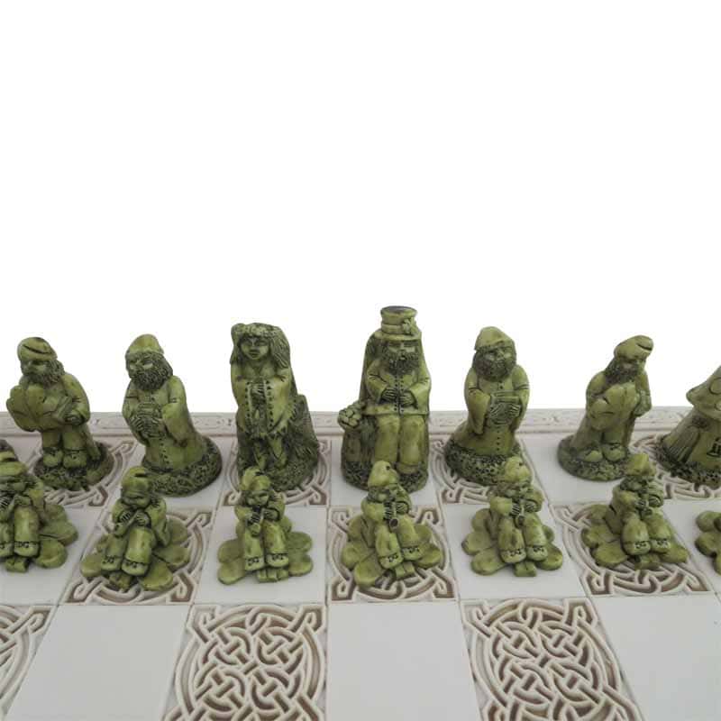 Leprechaun Wee Folk Chess Set – Irish vs Scottish Fantasy Game - Accessories - Image 1