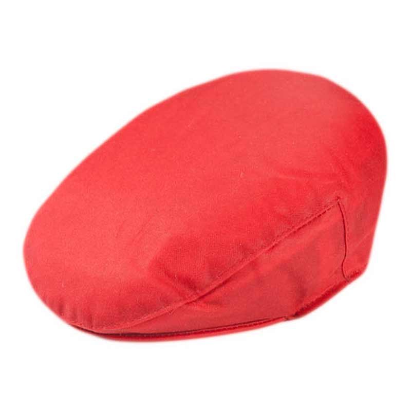 Waxed Flat Cap - Red Wax - Hats | Caps | Clothing
