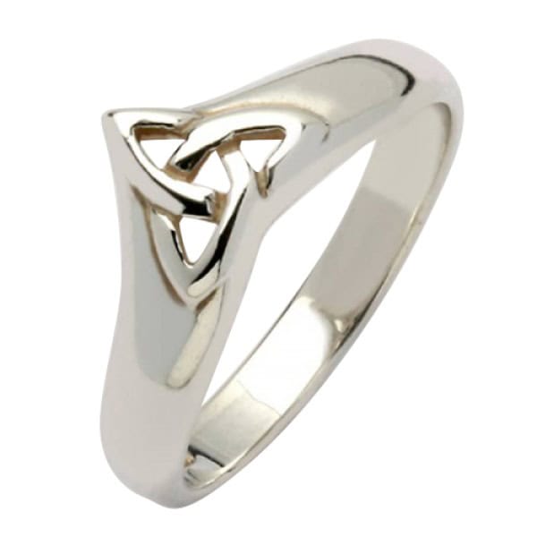Irish Silver Trinity Knot Ring - St Patricks Day