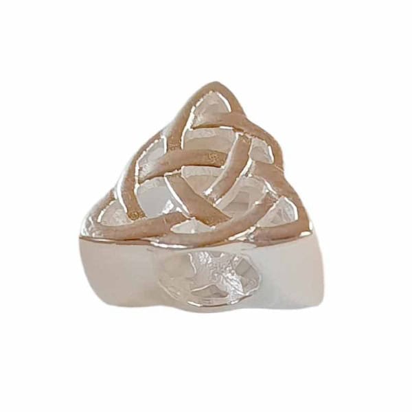 Sterling Silver Trinity Circle Charm for Pandora style Bracelet - Accessories