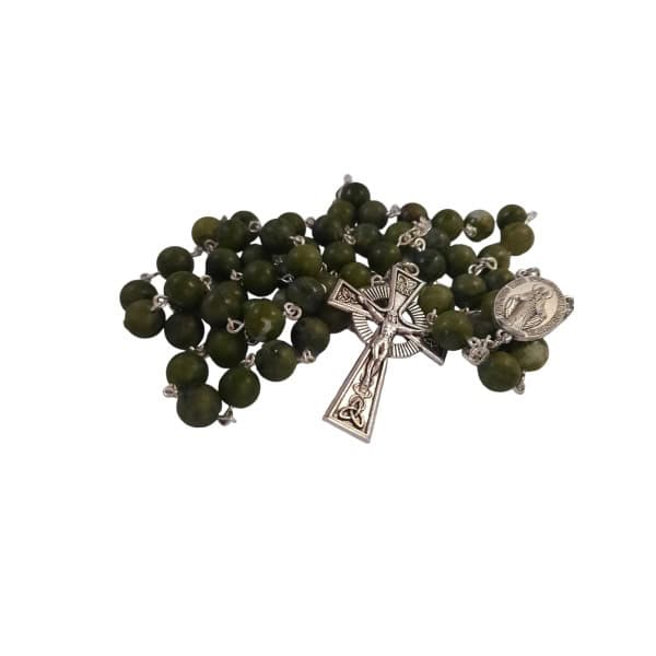 Connemara Marble Rosary Beads – 8mm - Made in Galway - Accessories