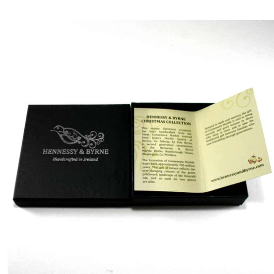 Connemara Marble Angel Christmas Tree Ornament – Handmade in Ireland - Connemara Marble - Image 1