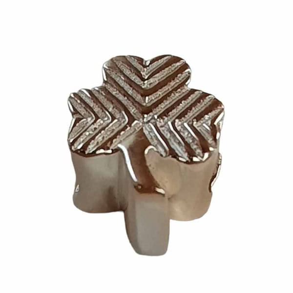 Sterling Silver Shamrock Charm for Pandora style Bracelet - Accessories