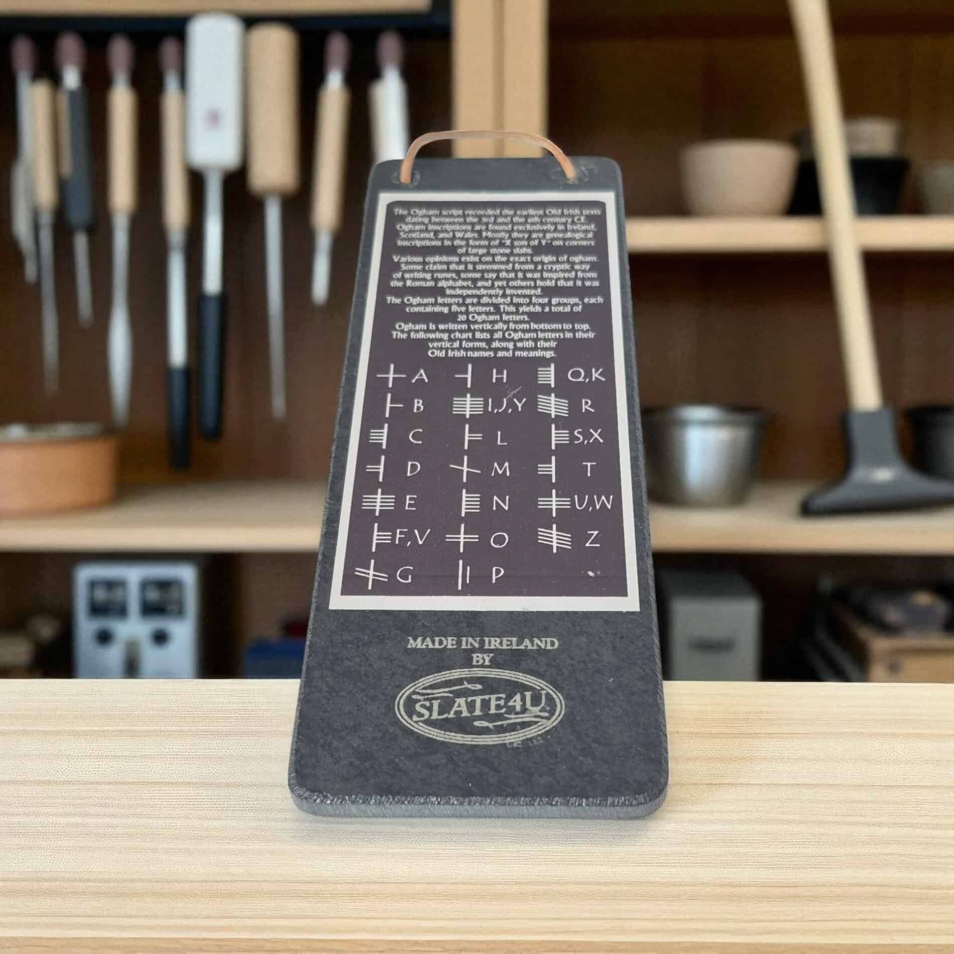 Irish Slate Ogham Plaque – Fáilte (Welcome) - Accessories - Image 1