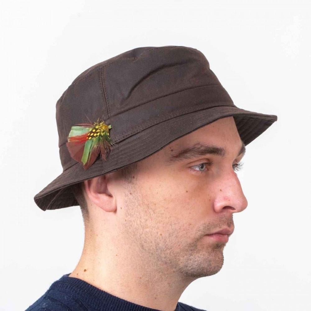 Bilberry Waxed Cotton Hat – Brown - Hats | Caps | Clothing