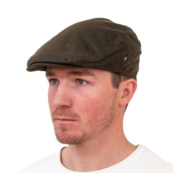 Waxed Flat Cap - Brown Wax - Hats | Caps | Clothing