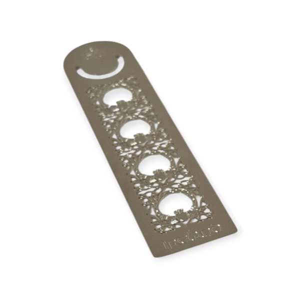 Irish Metal Bookmark with Claddagh Design - Irish Gifts - Image 1