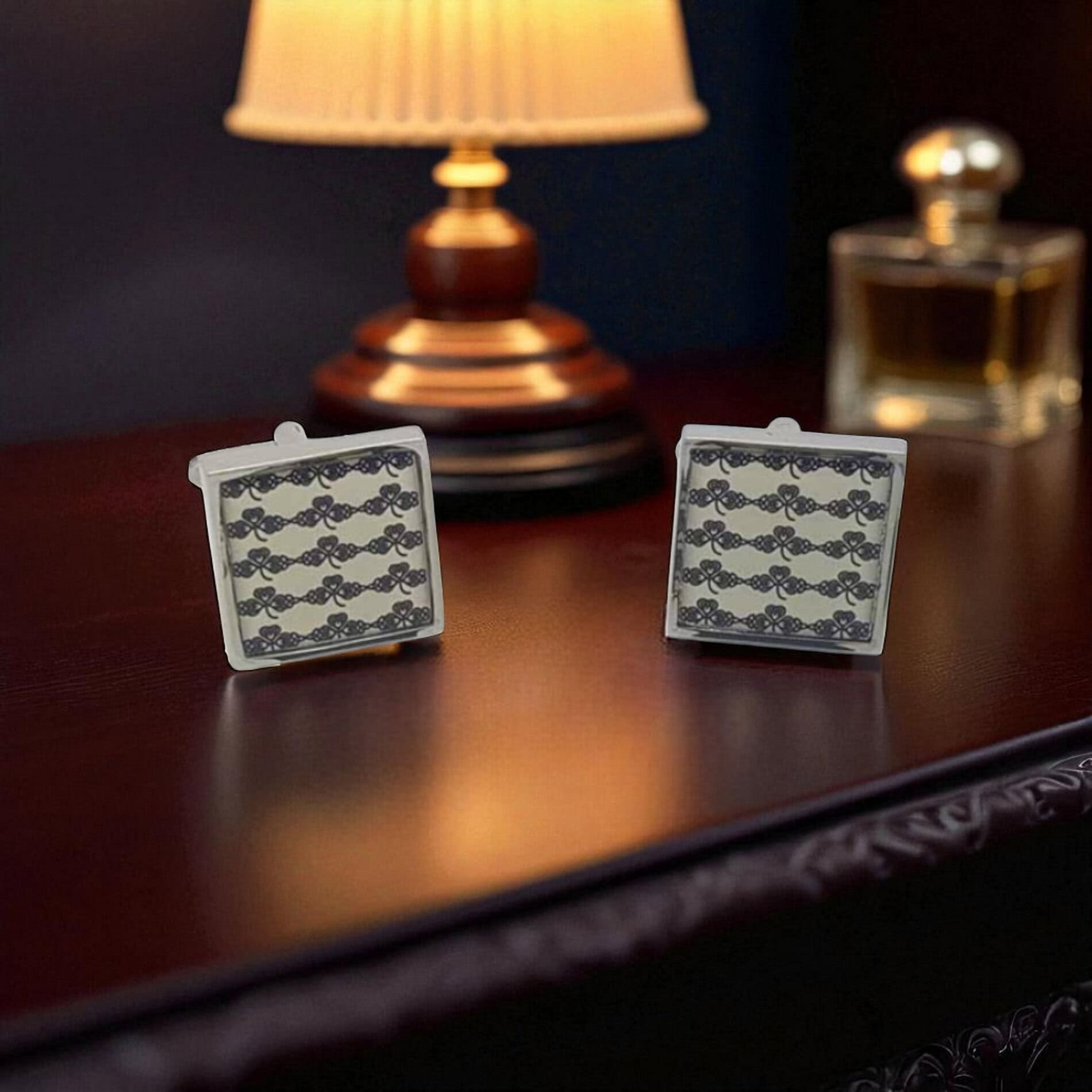 Shamrock Cufflinks – Peterson’s Collectable - Irish Gifts