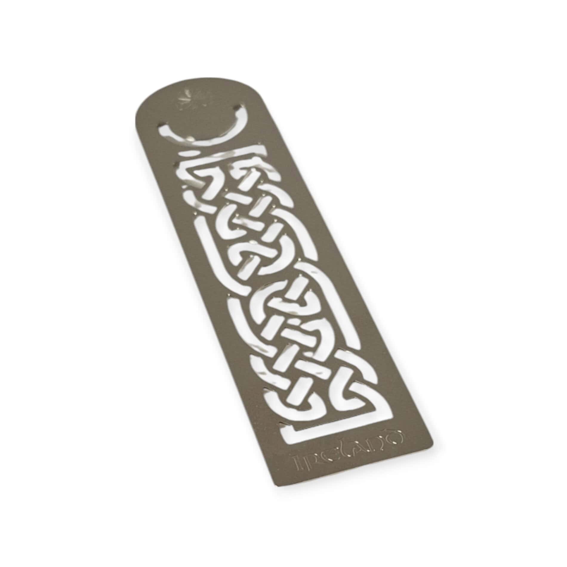Irish Metal Bookmark with Celtic Knots - Irish Gifts - Image 1