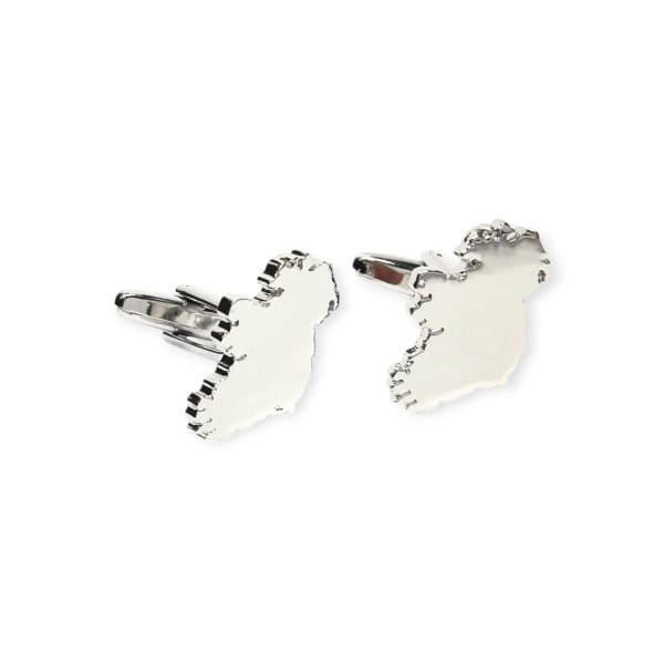 Irish Cufflinks  - Map of Ireland - Irish Gifts - Image 1