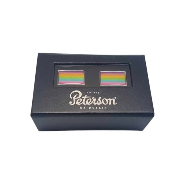 Rainbow Cufflinks – Petersons of Dublin Collectors Gift - Irish Gifts - Image 1