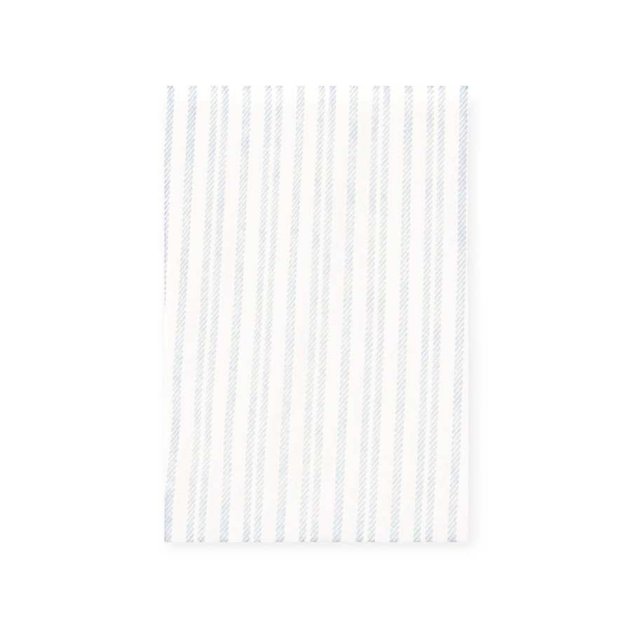 Lee Valley Irish Flannel Nightshirt – Cream and Blue Stripe - Grandfather Shirts - Image 3