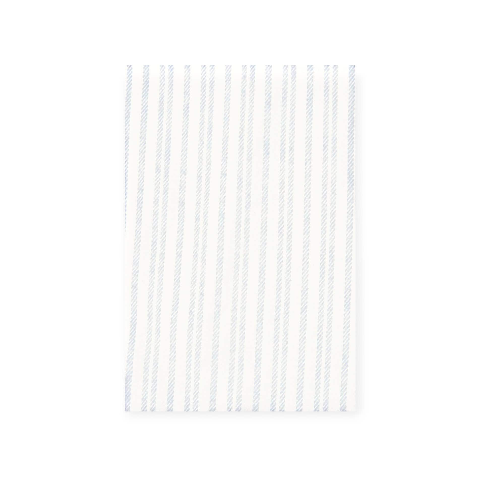 Lee Valley Irish Flannel Nightshirt – Cream and Blue Stripe - Grandfather Shirts - Image 3