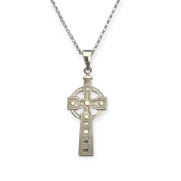 Sterling Silver Celtic Cross Made in Ireland - Irish Gifts