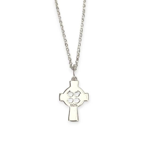 Child's Celtic Cross made from Sterling Silver - Irish Gifts - Image 1