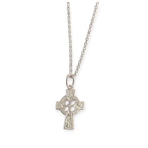 Child's Celtic Cross made from Sterling Silver - Irish Gifts