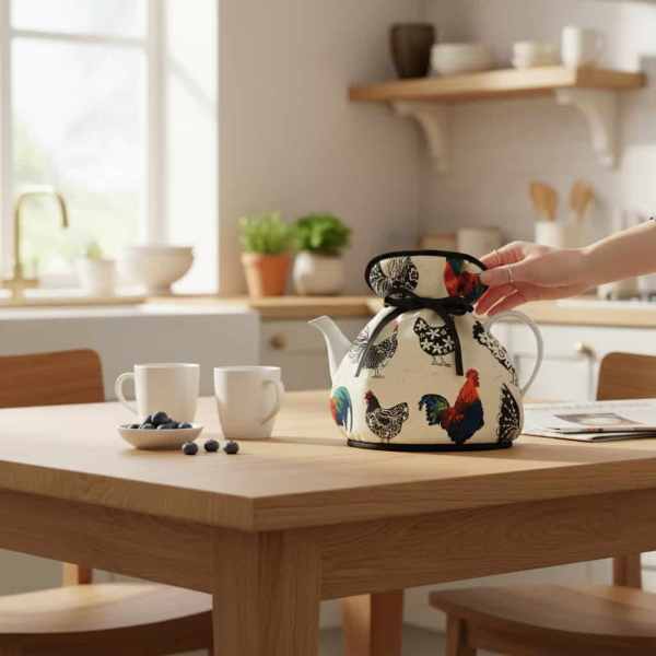 Ulster Weavers “Rooster” Tea Cosy Muff – 6 Cup Size - Irish Gifts