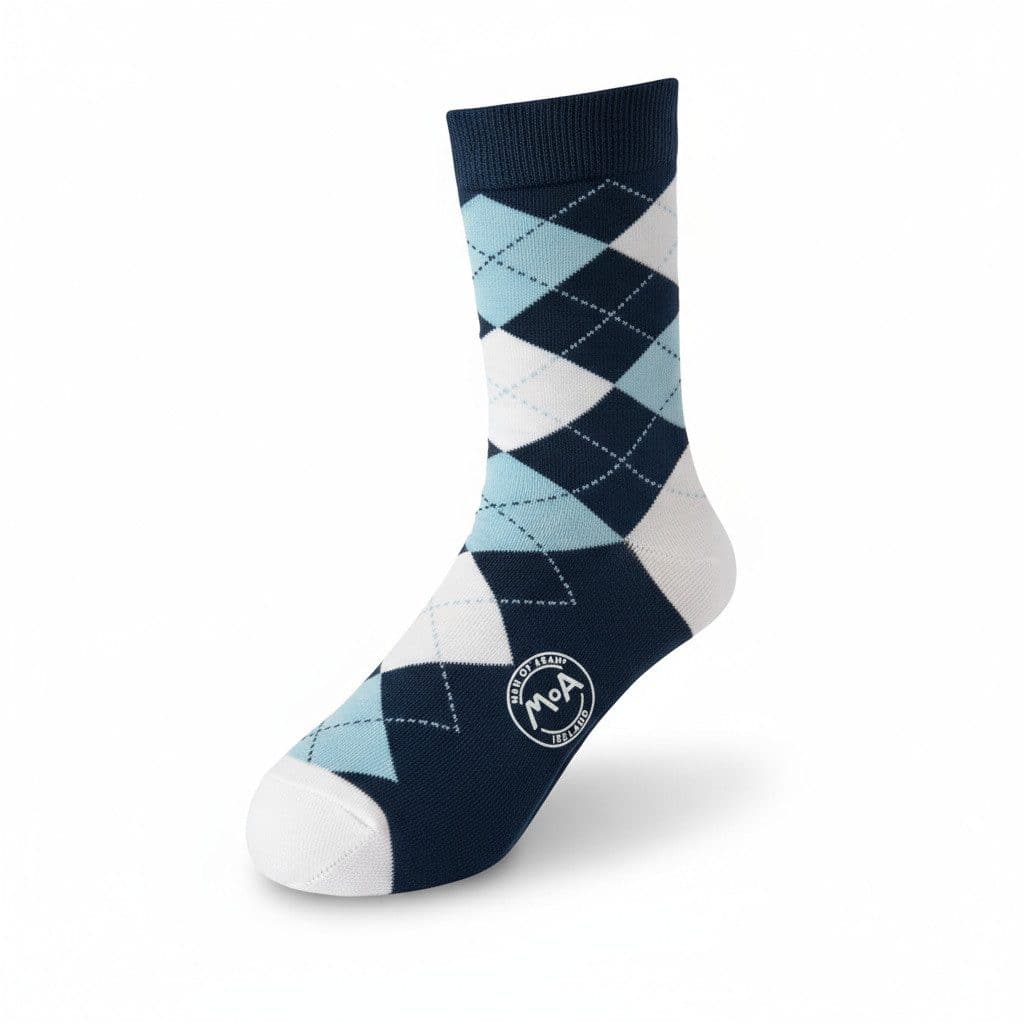 Three Pack of Argyle Socks – Man of Aran - Hats | Caps | Clothing - Image 1