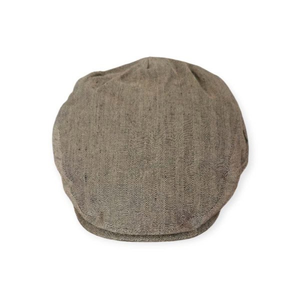 Irish Linen Dubliner Cap – Driftwood Brown - Hats | Caps | Clothing - Image 1