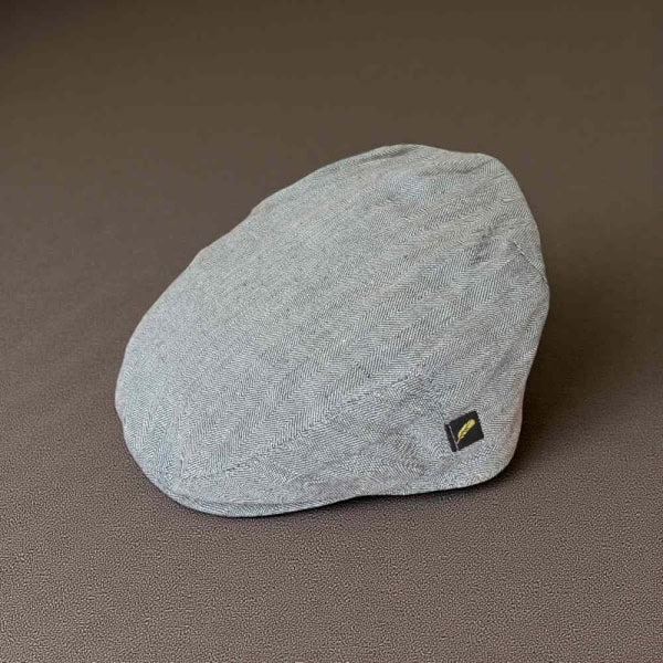 Irish Linen Dubliner Cap – Frost Grey - Hats | Caps | Clothing