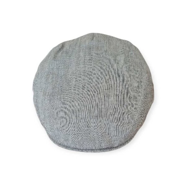 Irish Linen Dubliner Cap – Frost Grey - Hats | Caps | Clothing - Image 1