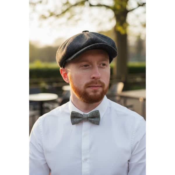 Donegal Tweed Grey Check Bow Tie – Hanna Hats - Hats | Caps | Clothing